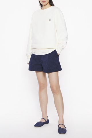 Sudadera regular fit - Blanco roto