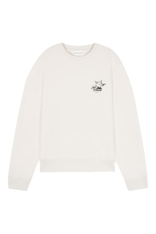 Sudadera regular fit - Blanco roto