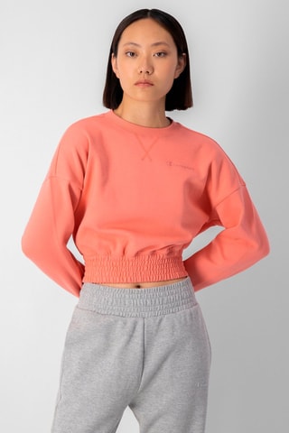 Sudadera corta - Coral