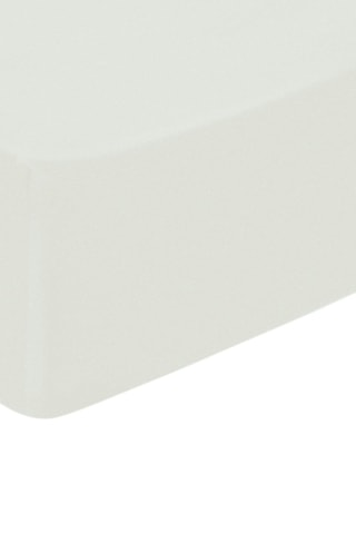 Drap-housse en satin de coton 200 fils/cm² Uni - Vert