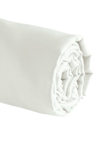 Drap-housse en satin de coton 200 fils/cm² Uni - Vert