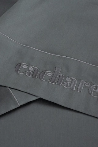 Drap plat en satin de coton 80 fils/cm² - Gris