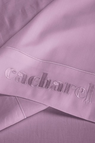 Drap plat en satin de coton 80 fils/cm² - Lilas