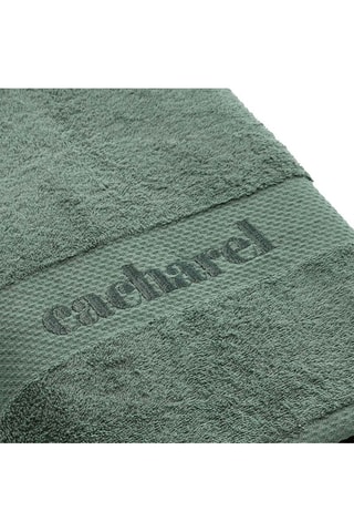 2 draps de douche - Vert sauge - 70 x 140 cm