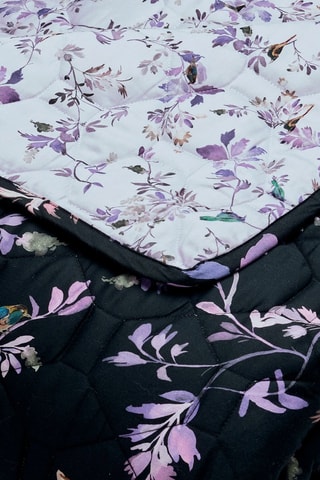 Edredon en polyester 80 fils/cm² Eden Sauvage - Noir