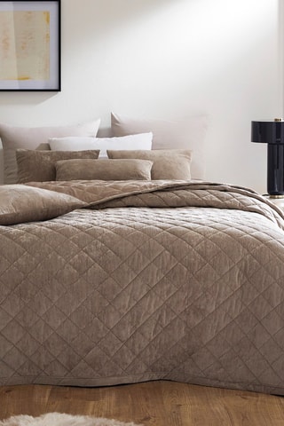 Couvre-lit Diamond - Taupe