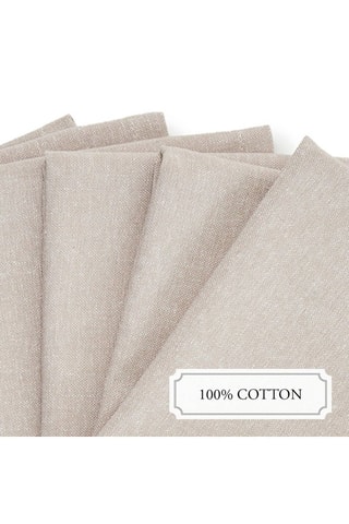 6 serviettes de table - Taupe