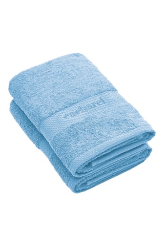 2 serviettes de toilette Brise - Ciel - 50 x 100 cm