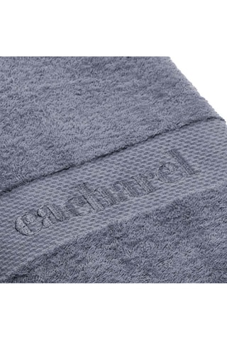 2 draps de douche - Bleu-gris - 70 x 140 cm