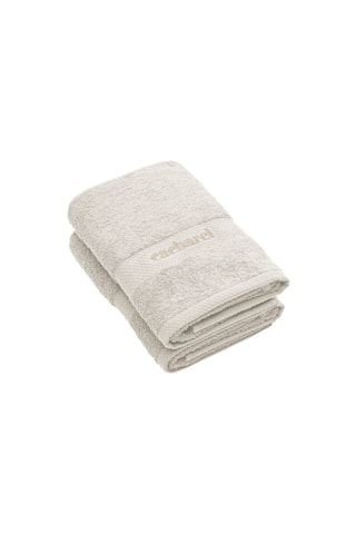 2 serviettes de toilette - Sable - 50 x 100 cm