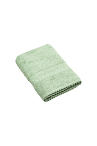 Drap de bain en coton peigné 570 fils/cm² - Vert prairie - 100 x 150 cm