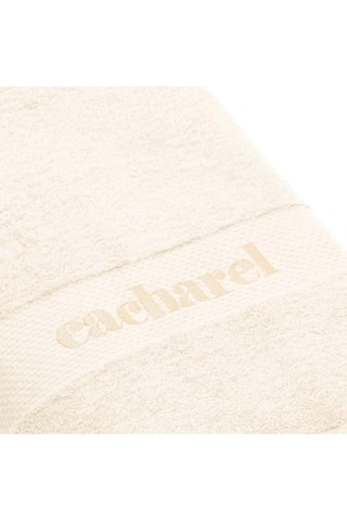 2 serviettes de toilette et 2 draps de douche - Ivoire