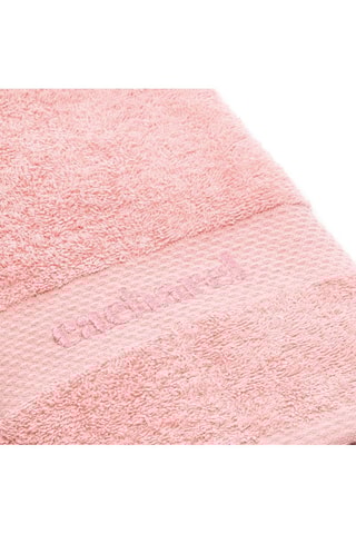 2 serviettes de douche - Rose - 50 x 100 cm