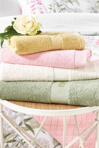 Tapis de bain - Vert amande - 50 x 70 cm