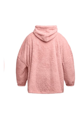 Sweat à capuche en polaire - Rose
