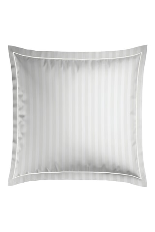 2 taies d'oreiller en satin de coton 80 fils/cm² - Blanc