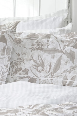 Taie de traversin en satin de coton 80 fils/cm² - Blanc