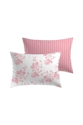 2 taies d'oreiller en lin - Rose