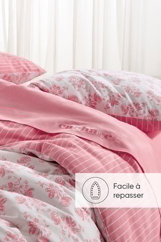 2 taies d'oreiller en lin - Rose