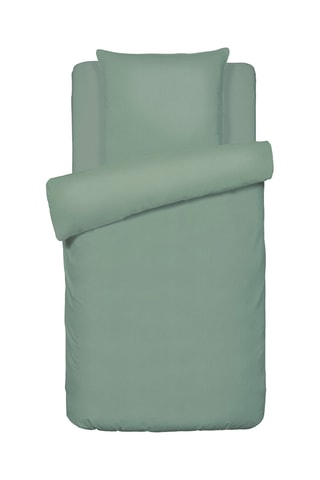 Parure de couette en coton 85 fils/cm² - Vert