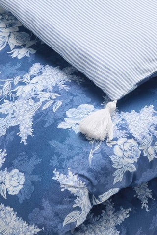 Edredon en satin de coton - Bleu foncé