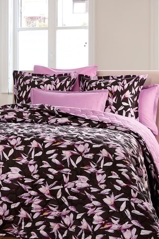 Couvre-lit en polyester 80 fils/cm² - Noir