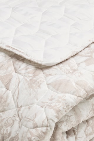 Couvre-lit en polyester 80 fils/cm² - Blanc