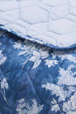 Couvre-lit en polyester 80 fils/cm² - Bleu foncé