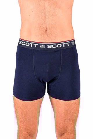 3 boxers Bandera  - Blanc, noir et bleu