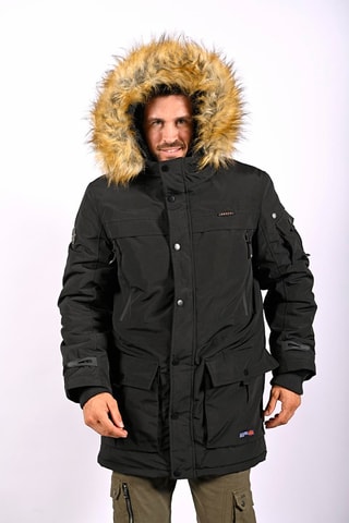 Parka à capuche Bestoff  - Noir