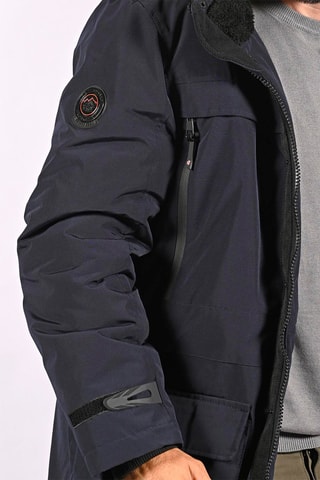 Parka à capuche Bestoff  - Bleu