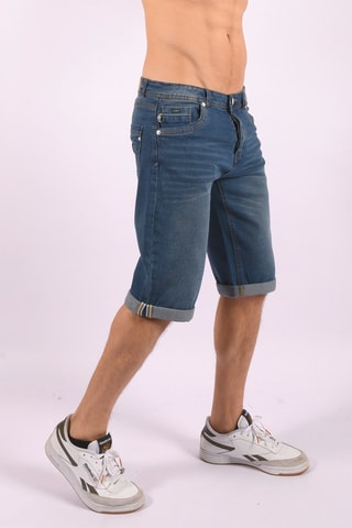 Short en jean Tomyo - Bleu