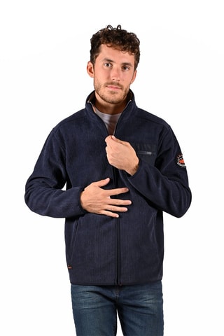 Veste côtelée Kordou  - Bleu