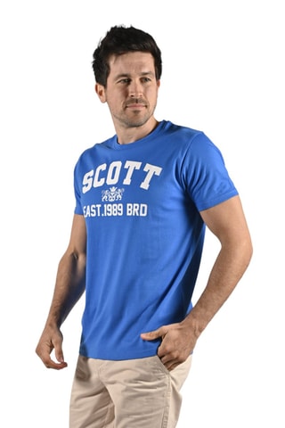 T-shirt - Blanc et bleu