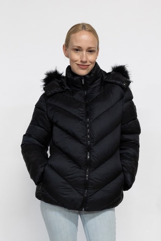 Doudoune à capuche Sofia  - Noir