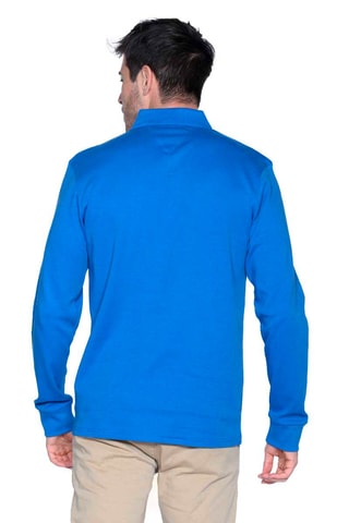 Polo Hinot  - Bleu et rouge