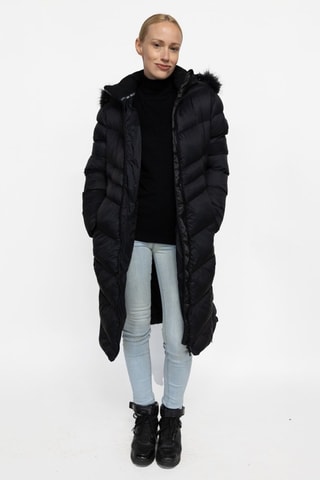 Doudoune à capuche Dorina  - Noir