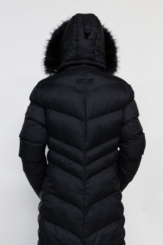 Doudoune à capuche Dorina  - Noir