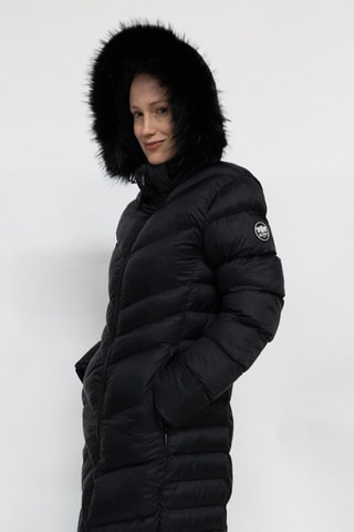 Doudoune à capuche Dorina  - Noir