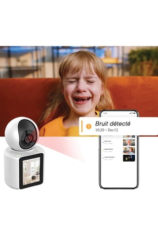 Caméra de surveillance Eko - 1080p - Wifi - Écran 2,4 pouces