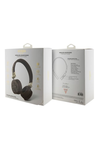 Casque Guess stéréo - 4G - Bluetooth - Marron
