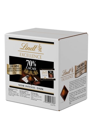 Mini-carrés Excellence noir 70% Cacao - 1,1 kg