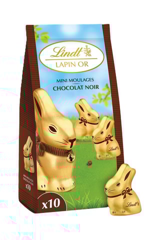 2 x Mini-moulages Lapin Or Noir - 120 g