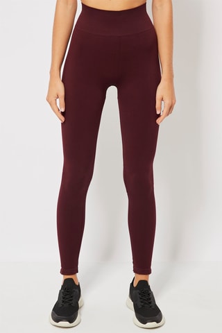 Legging Bordeauxrood