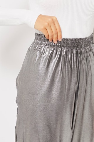 Casual Broek Zilverkleurig