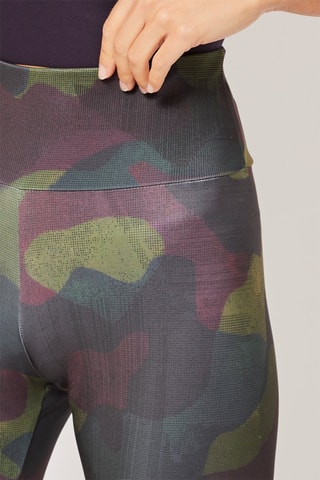 Legging Bordeauxrood en Groen