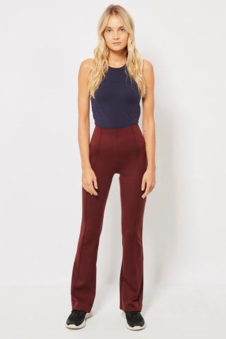 Broek Flare Cut Bruin