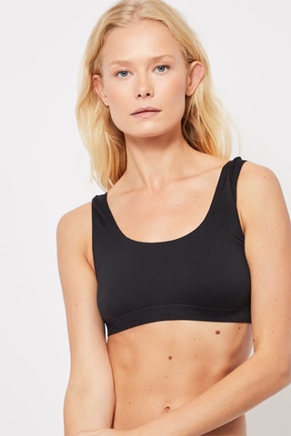 2 Sportbeha’s Zwart en Beige