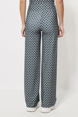 Casual Broek Blauw en Antraciet