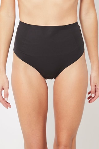 Tanga Hoge Taille Zwart